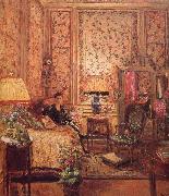 Edouard Vuillard Genoa wall of a boudoir oil painting